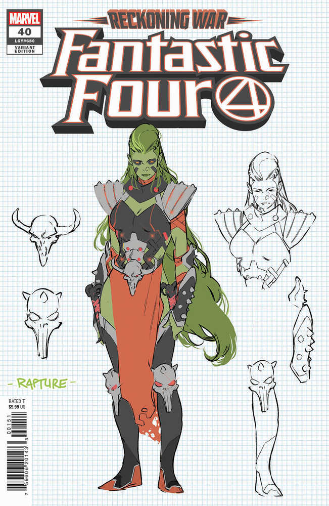 Fantastic Four (2018) #40 Silva Concept Art (1:10) Variant