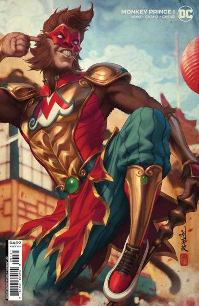 Monkey Prince #1 (Of 12) Cover B Stanley Artgerm Lau Card Stock Variant