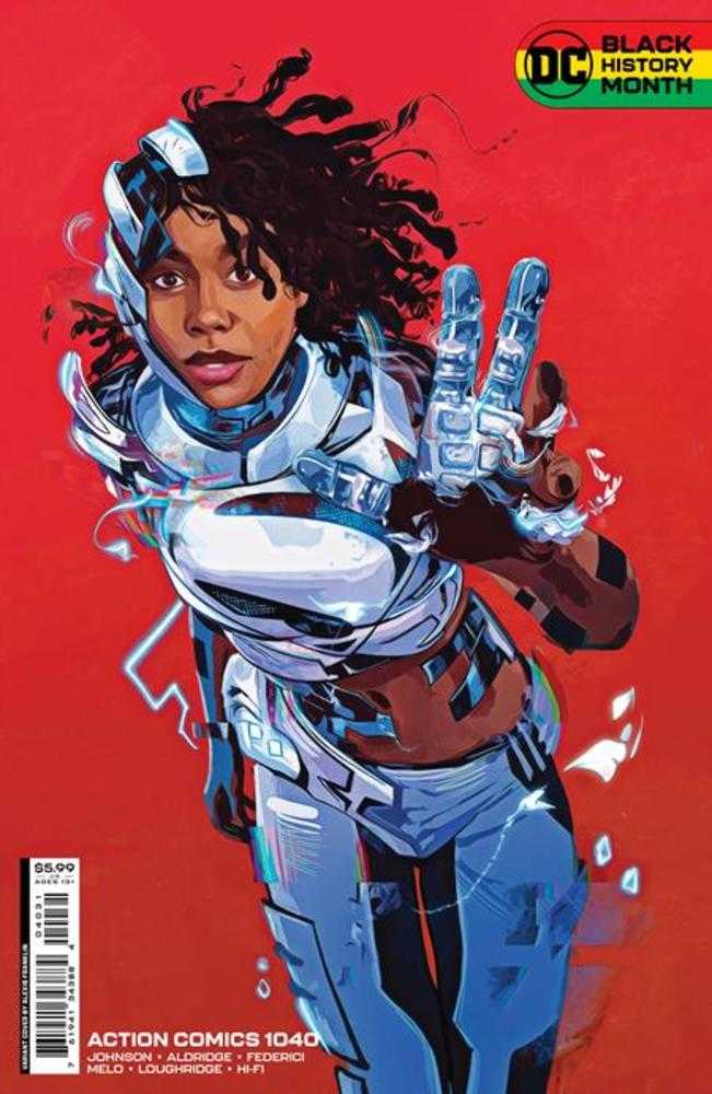 Action Comics #1040 Cover C Alexis Franklin Black History Month Card Stock Variant <BINS>