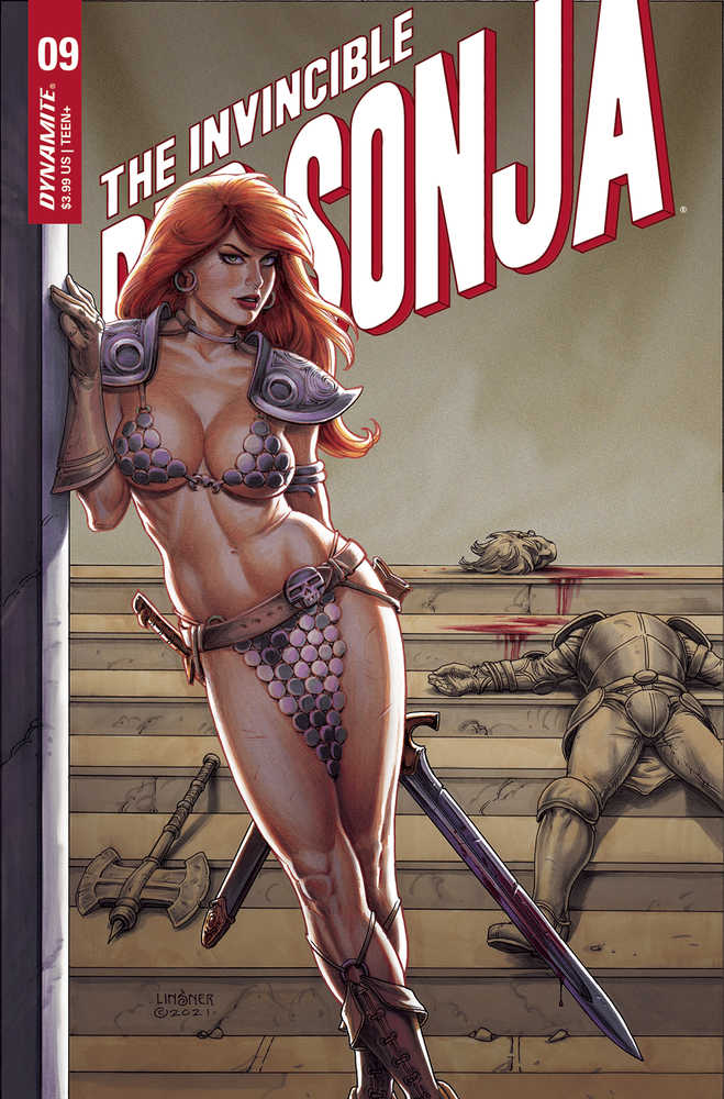 Invincible Red Sonja #9 Cover B Linsner