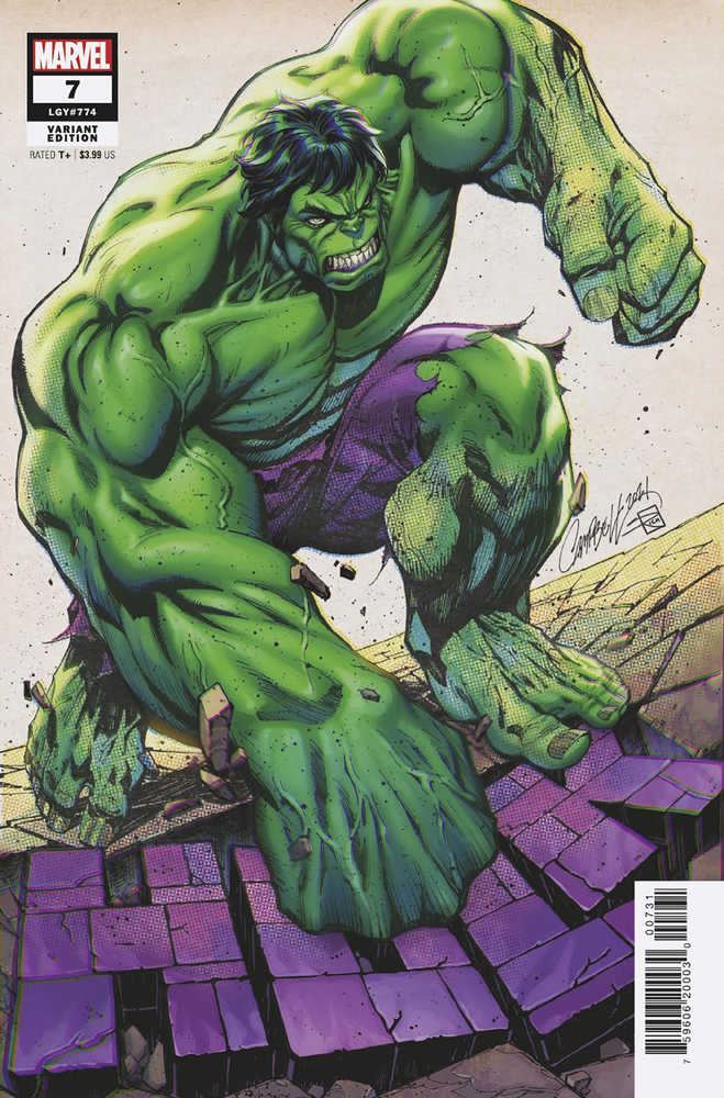 Hulk (2021) #7 J Scott Campbell Variant