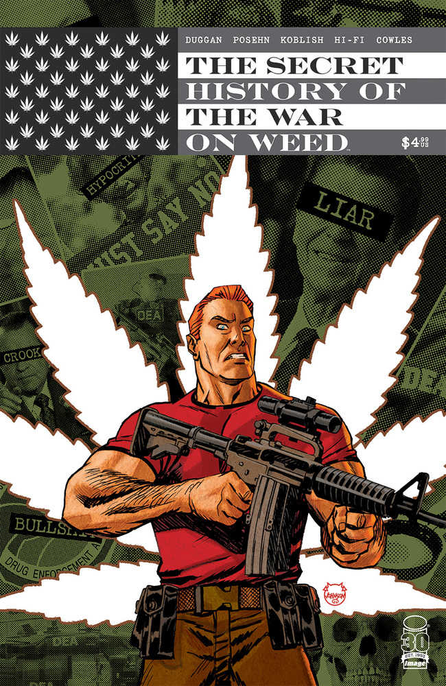 Secret History Of War On Weed Cover B 10 Copy Variant Edition Johnson