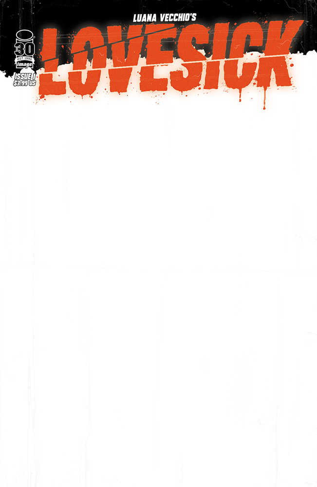 Lovesick #1 (Of 7) Cover E Blank Sketch Cover (Mature)