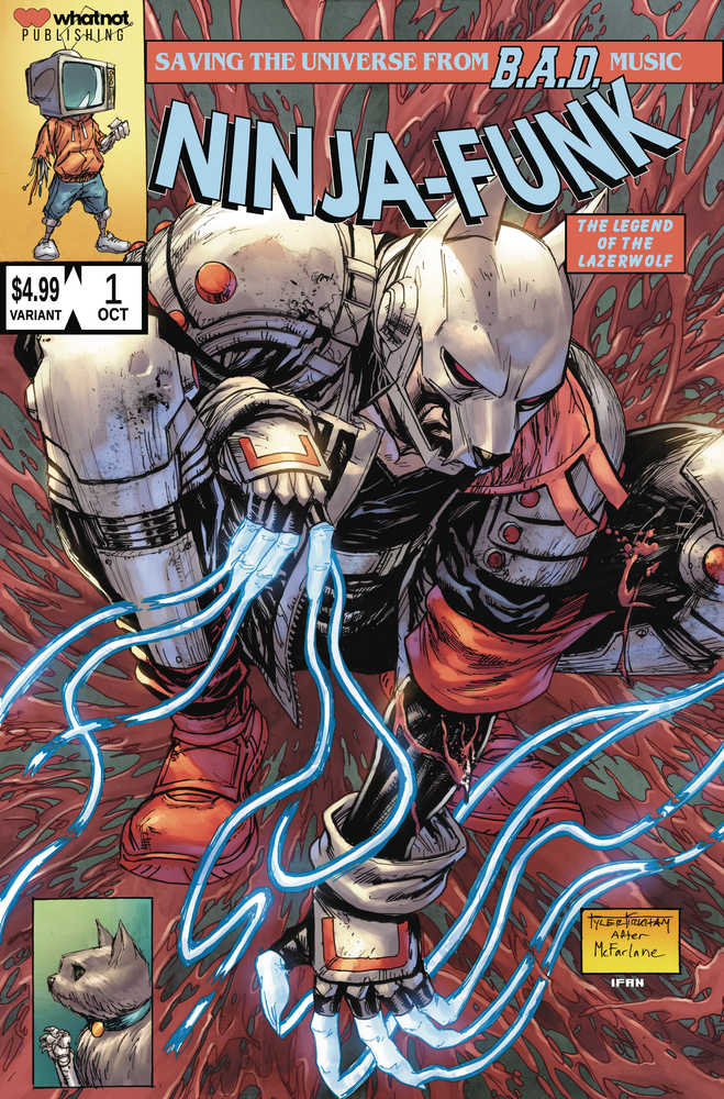 Ninja Funk #1 (Of 4) Cover C Kirkham Lazerwolf Variant (Mature) <YS24>