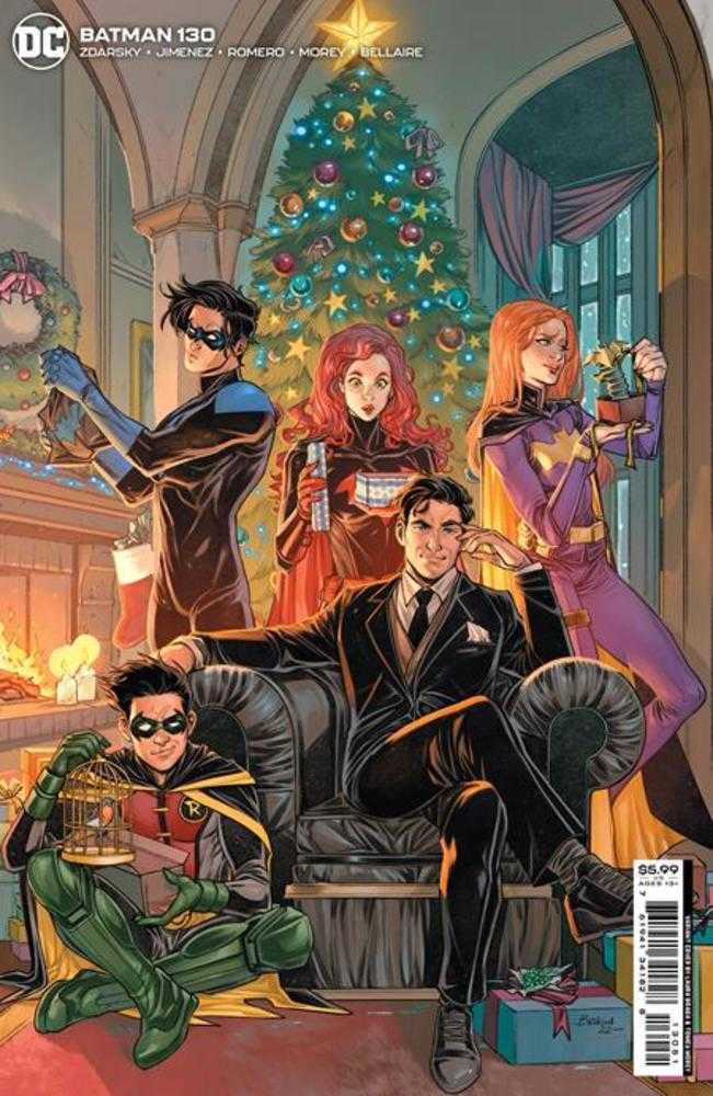 Batman (2016) #130 Cover D Laura Braga Holiday Card Stock Variant