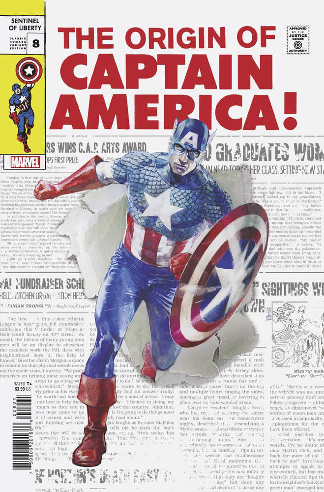 Captain America Sentinel Of Liberty #8 Classic Homage Variant <BINS>