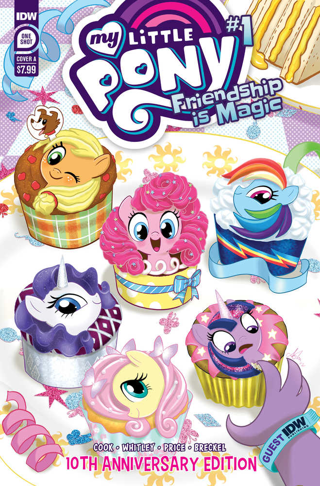 Mlp Friendship Is Magic 10th Anniversary Cover A Mebberson