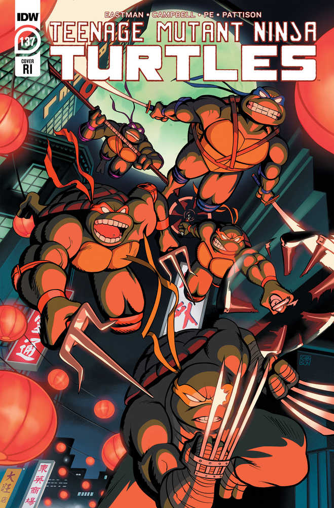 Teenage Mutant Ninja Turtles Ongoing #137 Cover C 10 Copy Variant Edition Gibson
