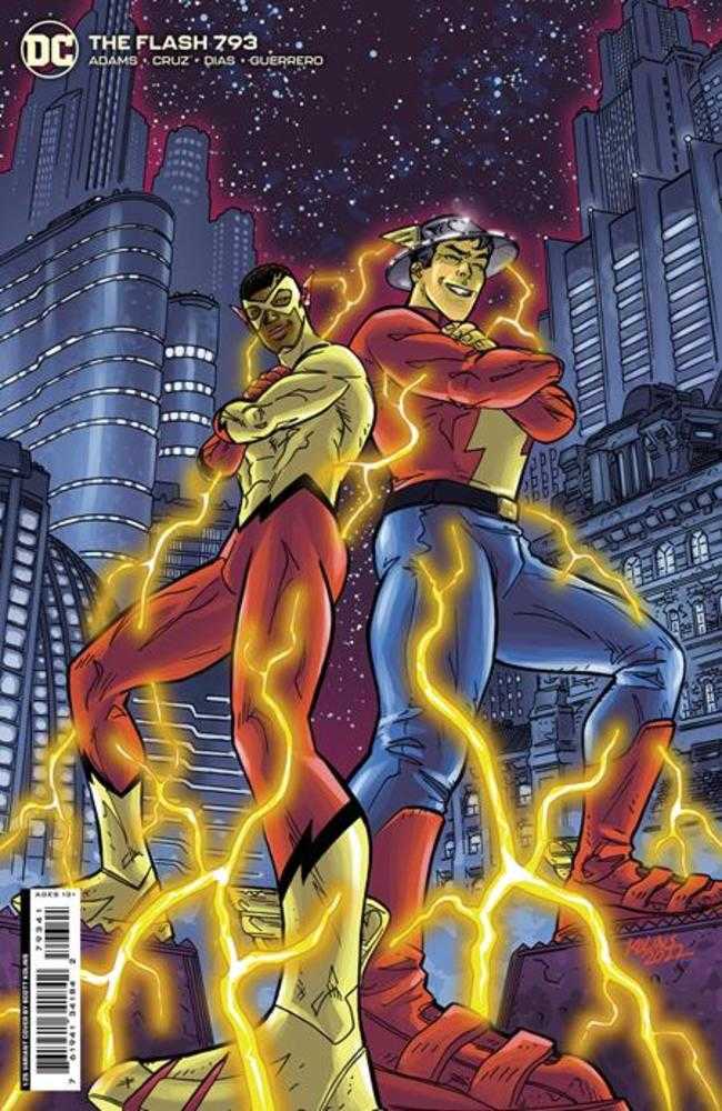 Flash (1959) #793 Cover D (1:25) Scott Kolins Card Stock Variant (One-Minute War)