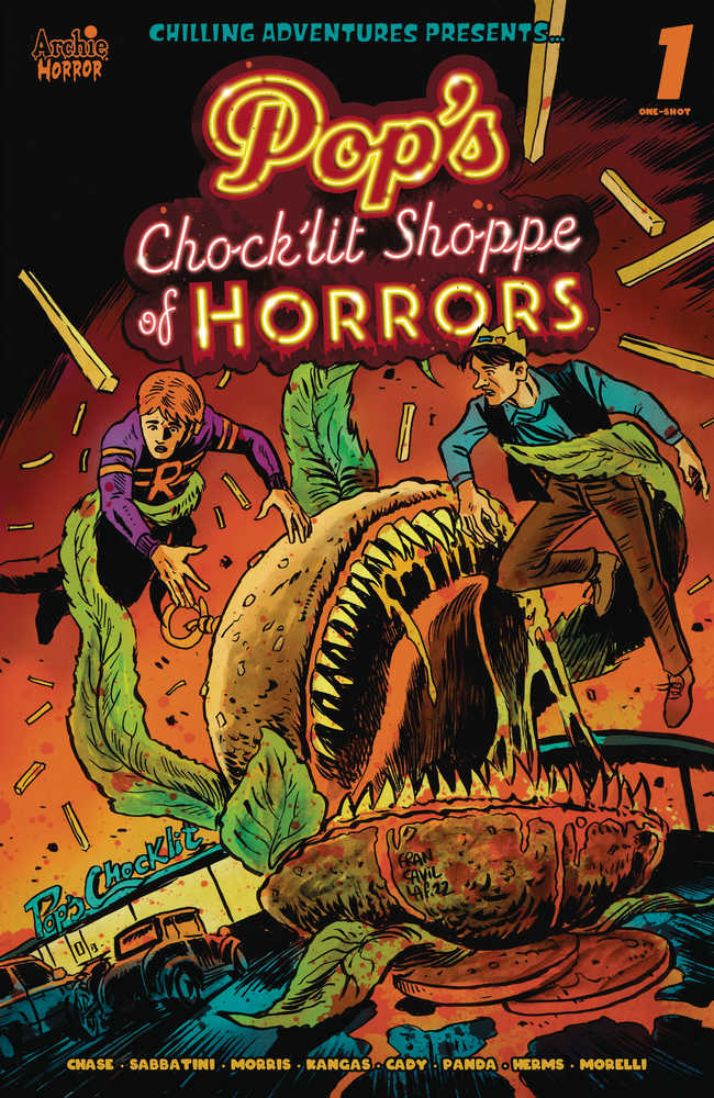 Pops Chocklit Shoppe Of Horrors (One Shot) Cover B Francavilla