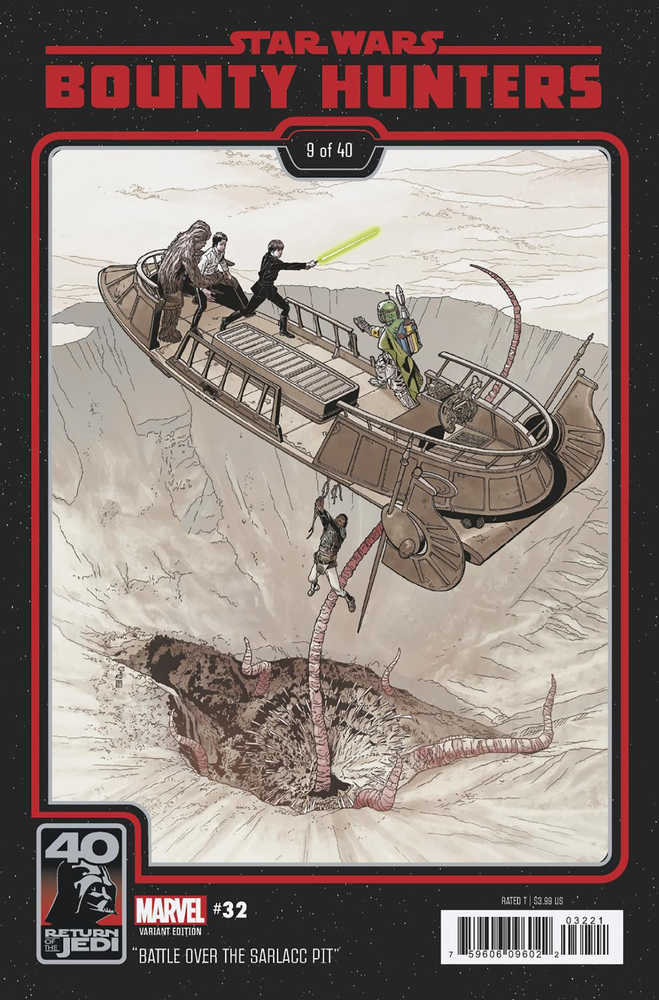 Star Wars Bounty Hunters #32 Return Of The Jedi 40th Anniversary Variant