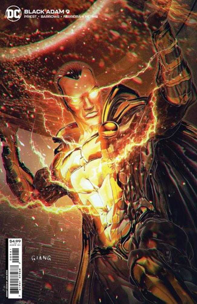 Black Adam (2022) #9 (Of 12) Cover C John Giang Card Stock Variant