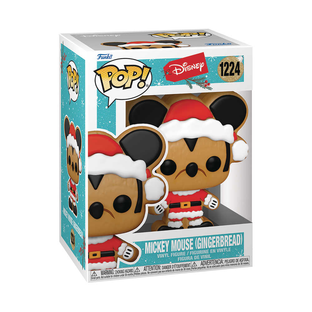 Pop Disney Holiday Santa Mickey Gb Vinyl Figure