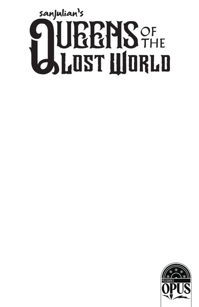 Sanjulian Queen Lost World #1 Cover C (1:5) Blank