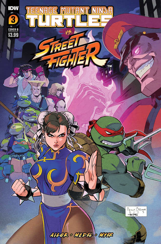 Teenage Mutant Ninja Turtles Vs. Street Fighter' Comic