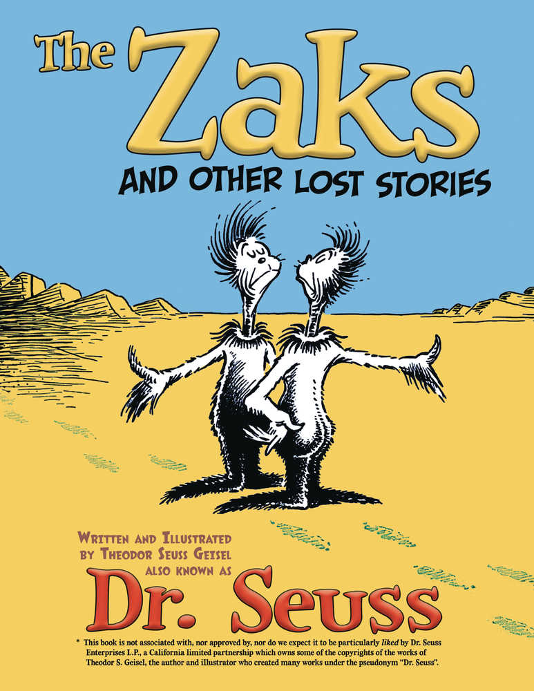 Zaks And Other Lost Stories Softcover