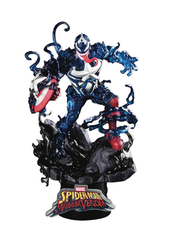 Max Venom Ds-065sp Captain America D-Stage 6in Statue Sp Edition