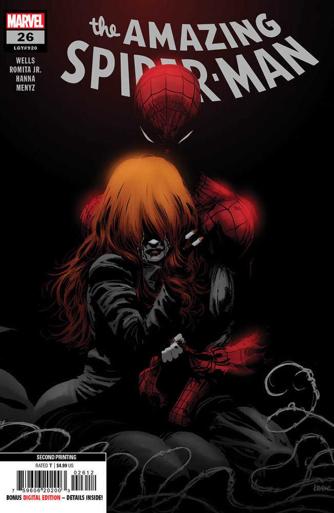 Amazing Spider-Man (2022) #26 Variant (2nd Print) Kaare Andrews Edition