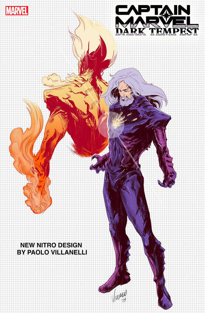 Captain Marvel: Dark Tempest #2 Variant (1:10) Paolo Villanelli Design Edition