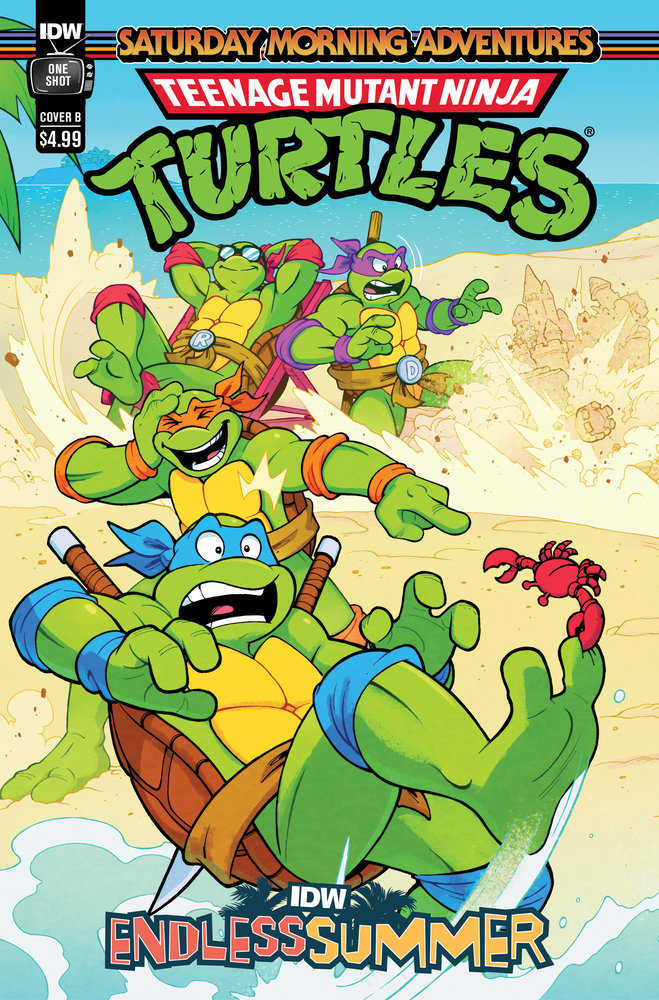 IDW Endless Summer - Teenage Mutant Ninja Turtles: Saturday Morning Adventures (One Shot) Cover B (Lawrence Connected Cover)