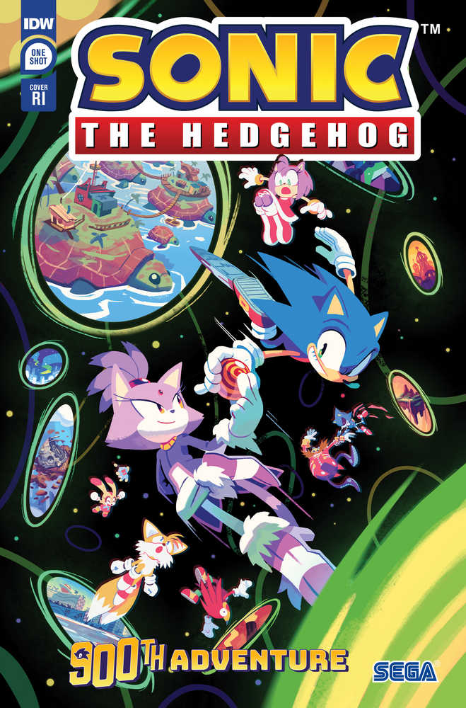 Sonic The Hedgehogs 900th Adventure Cover E 1:10 Fourdraine Variant