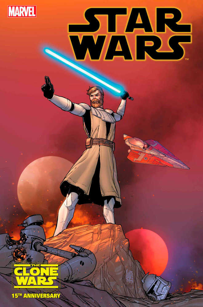 Star Wars (2020) #37 Giuseppe Camuncoli Obi-Wan Star Wars: Clone Wars 15th Anniversary Variant [Dark Droids]