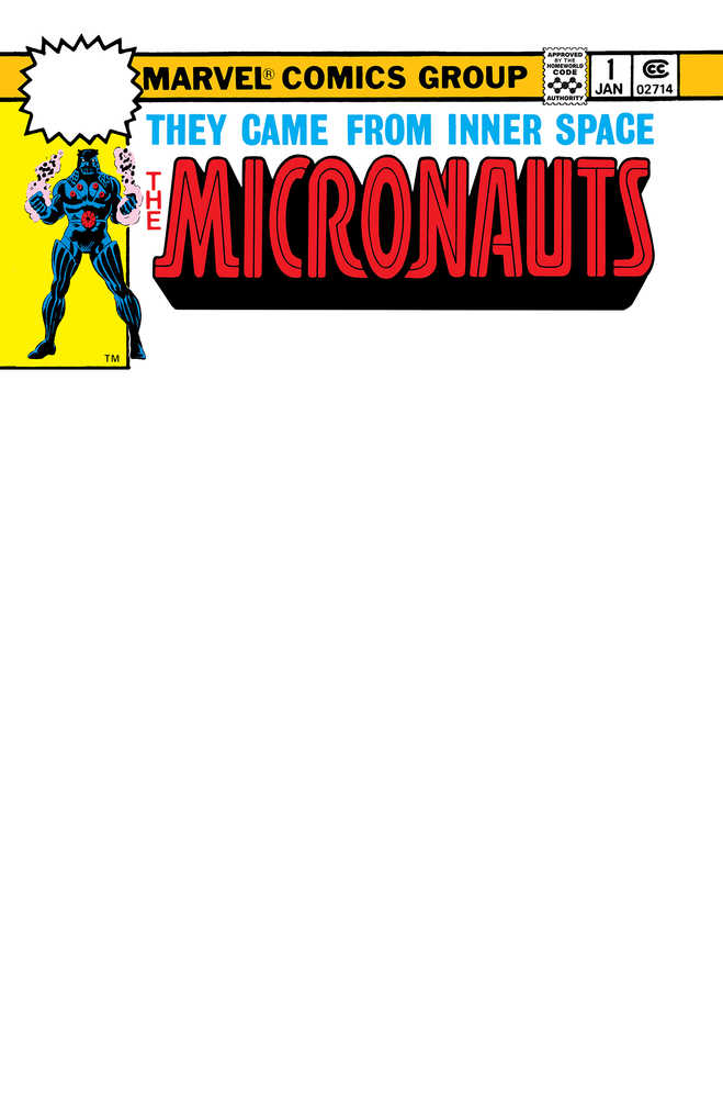 Micronauts (1979) #1 Facsimile Edition Blank Variant