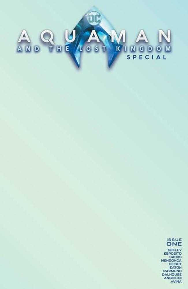 Aquaman And The Lost Kingdom Special #1 (One Shot) Cover D Blank Card Stock Variant