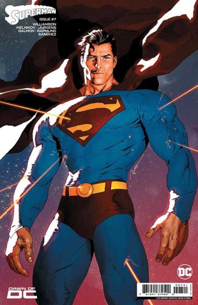 Superman (2023) #7 Cover H (1:25) Gerald Parel Card Stock Variant (#850)