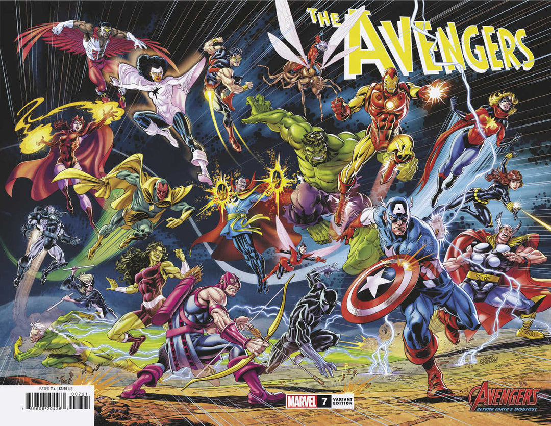 Avengers (2023) #7 Leo Castellani Avengers 60th Wraparound Variant