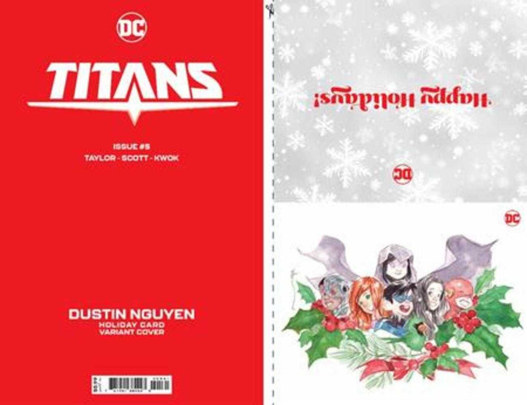 Titans (2023) #5 Cover D Dustin Nguyen DC Holiday Card Special Edition Variant