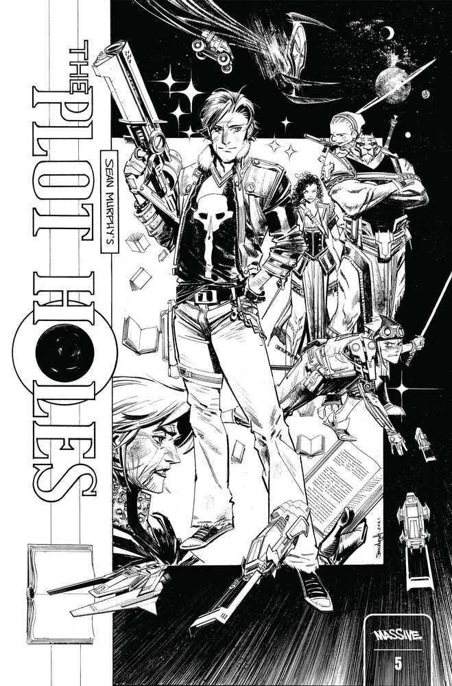 Plot Holes #5 (Of 5) Cover D (1:10) Murphy B&W Variant Edition (Mature)