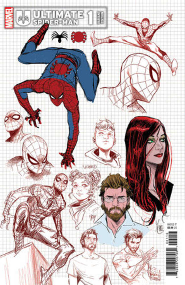Ultimate Spider-Man (2024) #1 Variant (1:10) Checchetto Design Edition