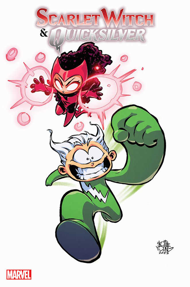 Scarlet Witch & Quicksilver #1 Skottie Young Variant