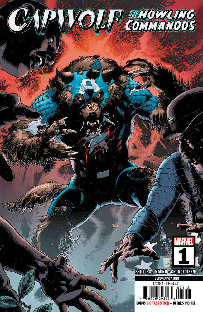 Capwolf Howling Commandos #1 Variant (2nd Print) Carlos Magno Variant