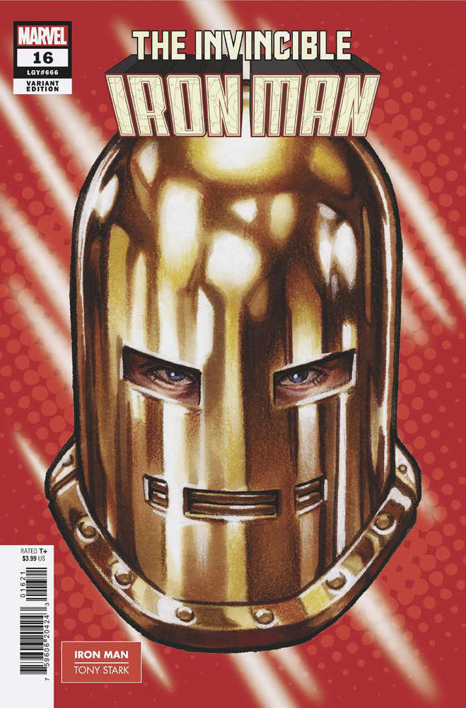 Invincible Iron Man (2023) #16 Mark Brooks Headshot Variant [Fall of X]