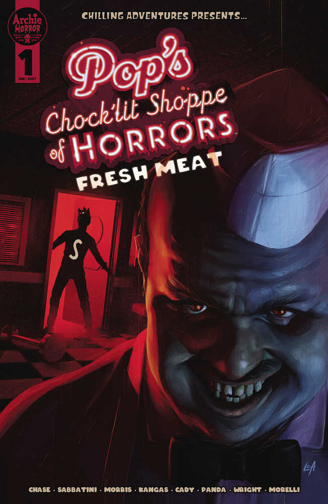 Pops Chocklit Shoppe Of Horrors Fresh Meat (One Shot) Cover B Aaron Lea