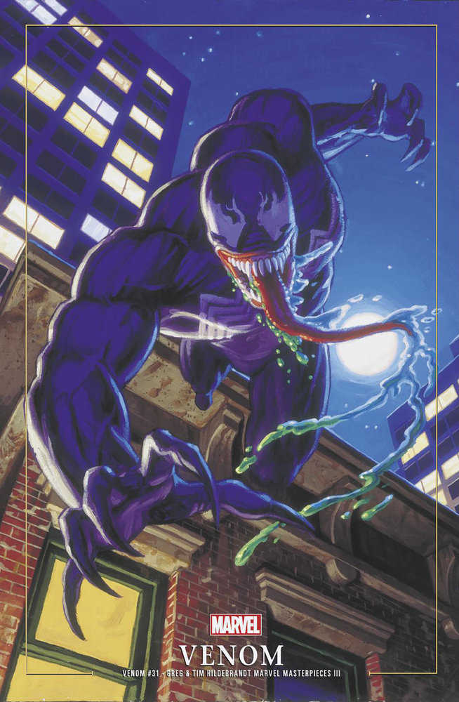 Venom (2022) #31 Greg And Tim Hildebrandt Venom Marvel Masterpieces III Variant