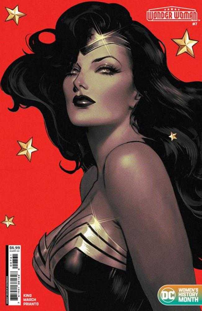 Wonder Woman (2023) #7 Cover D Sozomaika Womens History Month Card Stock Variant