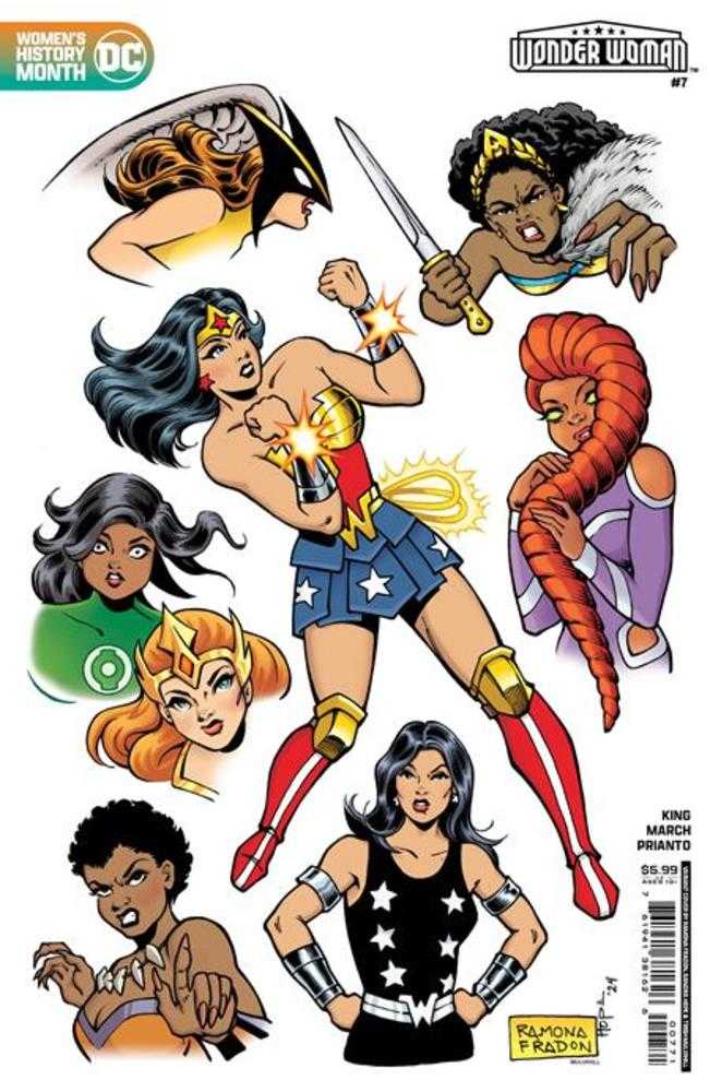 Wonder Woman (2023) #7 Cover F Ramona Fradon Womens History Month Card Stock Variant