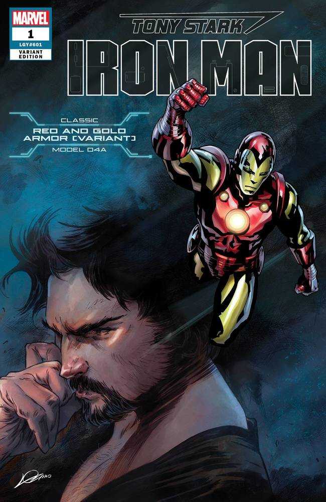 Tony Stark Iron Man #1 Classic Red-and-Gold Armor (Nose Variant) Variant <BIB12>