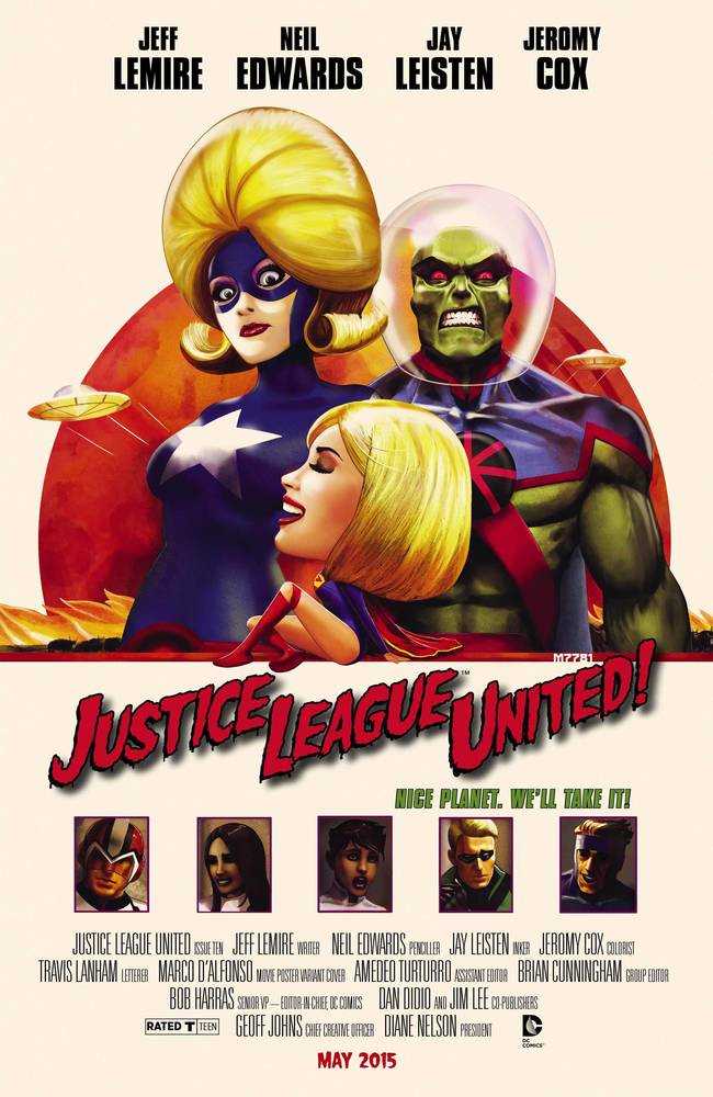 Justice League United #10 Movie Poster Variant Edition <BINS> <YS18>