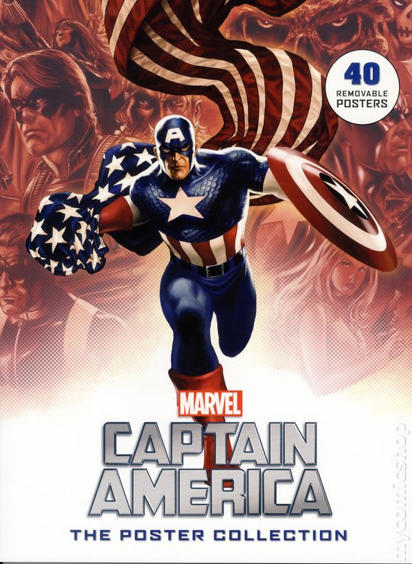 Capt America Comics Poster Collection Softcover