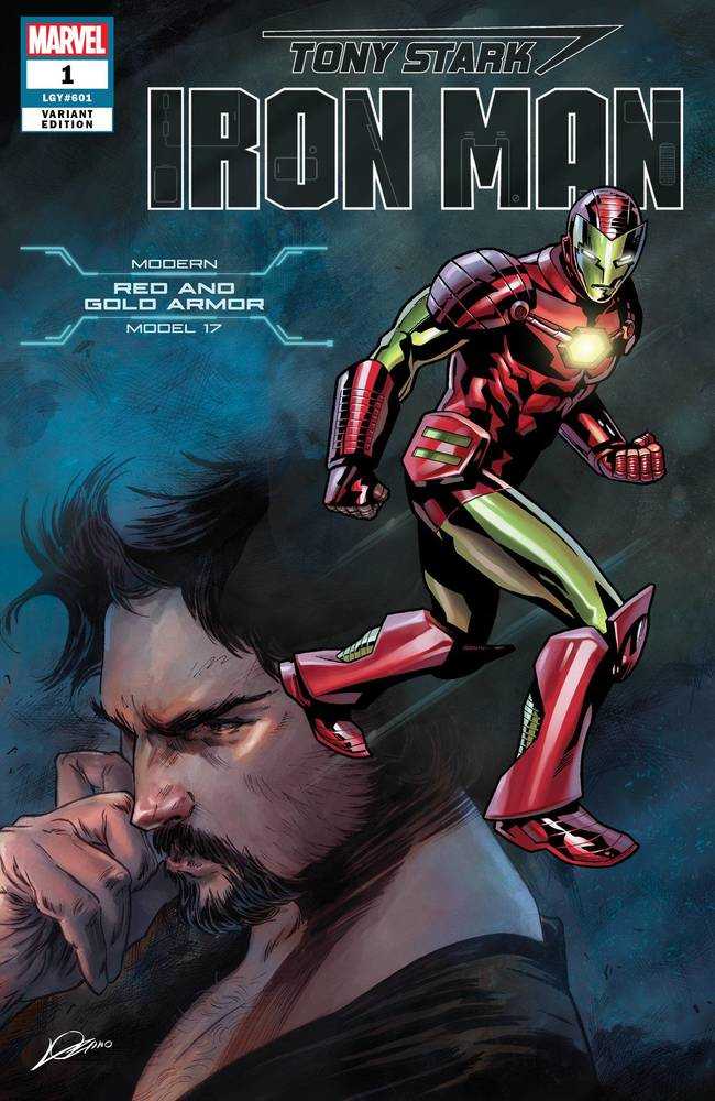 Tony Stark Iron Man #1 Heroes Return Modern Red-and-Gold Armor Variant <BIB12>