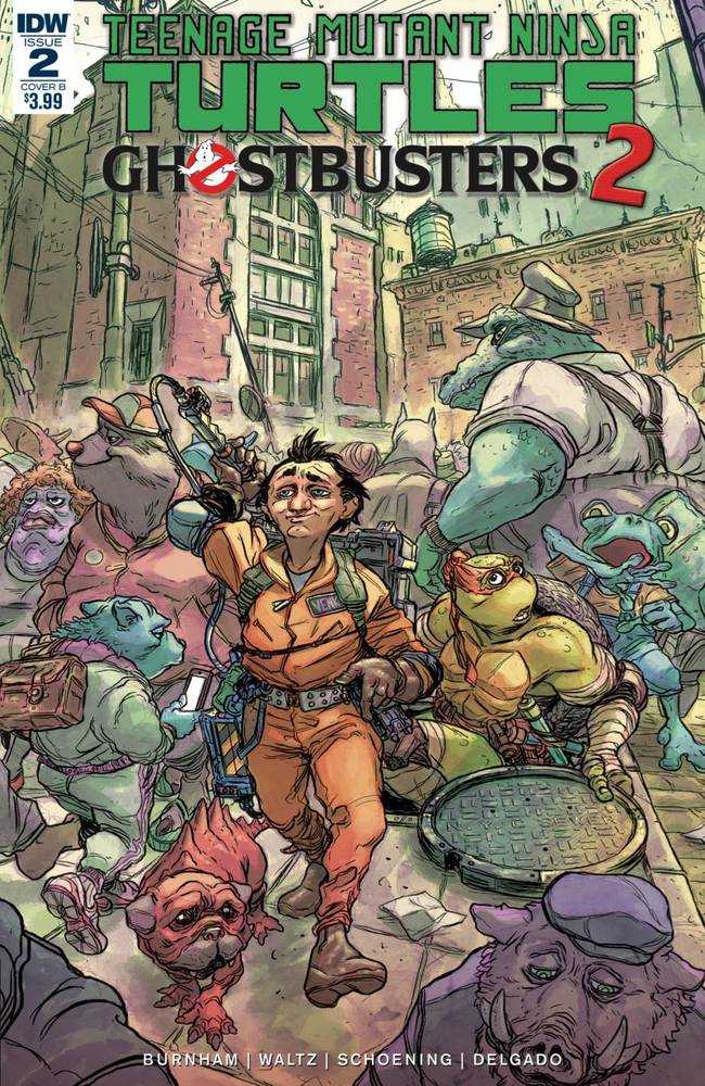 Teenage Mutant Ninja Turtles Ghostbusters II #2 Cover B Tunica <BINS>
