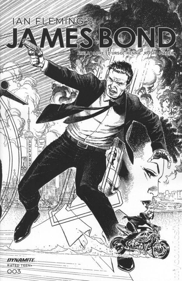 James Bond (2019) #3 Variant (1:10) Cheung Black & White Edition <BINS>