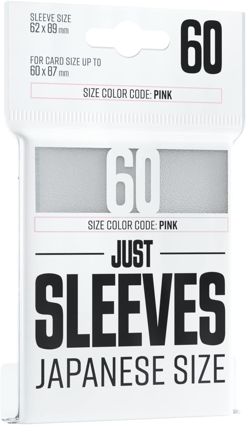 Just Sleeves: Pack of 50 Japanese Size Card Sleeves for Board Game and Card Games | 62 mm by 89 mm