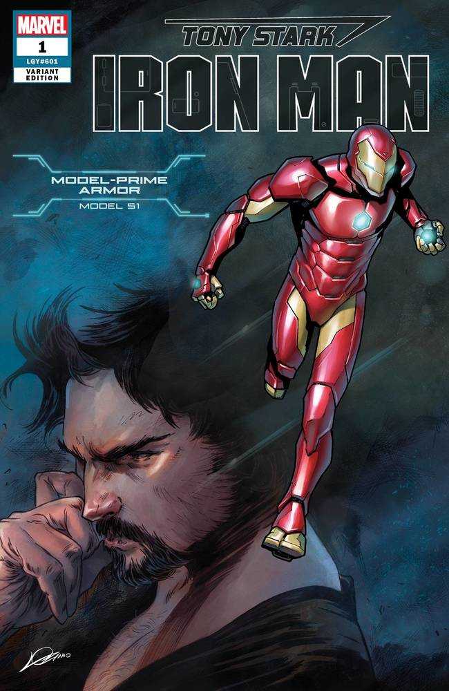 Tony Stark Iron Man #1 Model-Prime Marquez Armor Variant <BIB12>