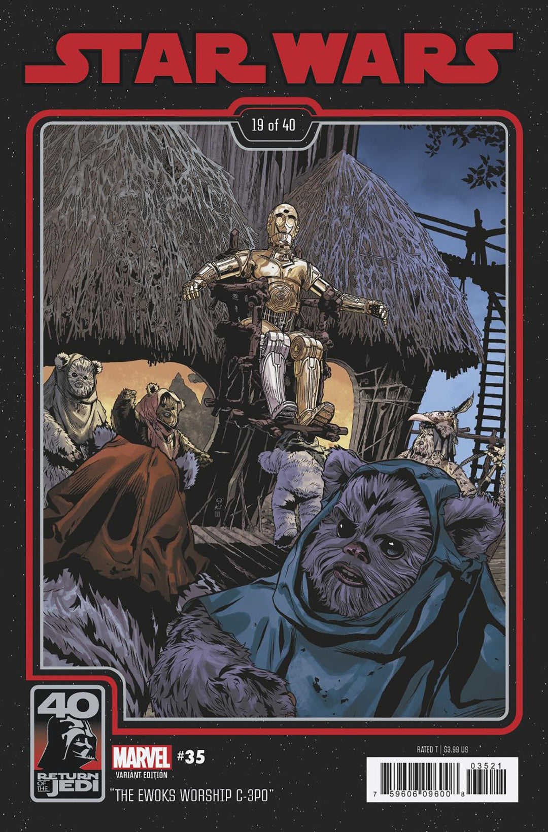 Star Wars (2020) #35 Chris Sprouse Return Of The Jedi 40th Anniversary Variant