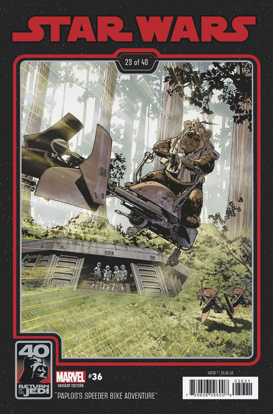 Star Wars (2020) #36 Chris Sprouse Return Of The Jedi 40th Anniversary Variant